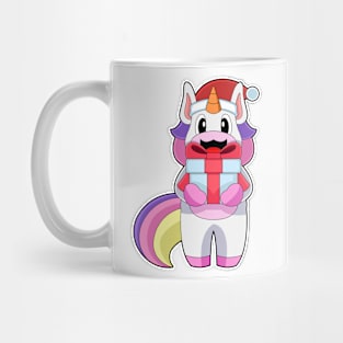 Unicorn Christmas Package Mug